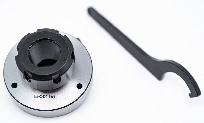 LLDSIMEX ER32 Collet Fixture Plain Back 80mm Dia. - Image 1